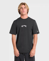 All Day Wave Loose Fit Short Sleeve Surf Tee - Black