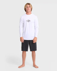 All Day Wave Long Sleeve Surf Tee - White