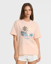 Make A Splash Short Sleeve Cotton Graphic T-Shirt - Cherry Blossom