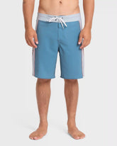 New Wave Pro 19" Boardshorts - China Blue