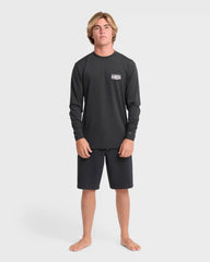 Primo Pack Loose Fit Long Sleeve Surf Tee - Black