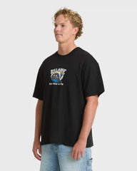 Behind The Lip OG Short Sleeve Cotton T-Shirt - Black