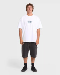 Biscus OG Short Sleeve Cotton T-Shirt - White