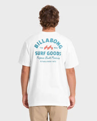 Foundry Premium Short Sleeve Cotton Graphic T-Shirt - Off White