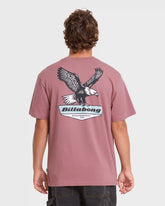 Snatch Premium Short Sleeve Knit Graphic T-Shirt - Red Dahlia