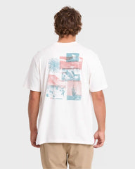 Montage Premium Short Sleeve Cotton T-Shirt - Off White