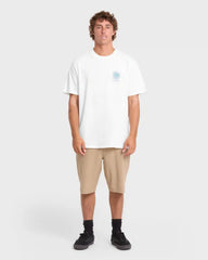 Montage Premium Short Sleeve Cotton T-Shirt - Off White