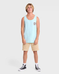 Hollow Premium Tank Top - Coastal Blue