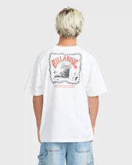 Wave Pool OG Short Sleeve Knit T-Shirt - White