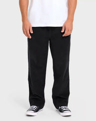 Larry Layback Cord Pants - Black