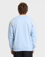 Highway Garage Crewneck Sweatshirt - Blue Smoke
