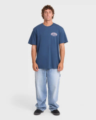 Reverse Premium Short Sleeve Cotton T-Shirt - Dark Denim