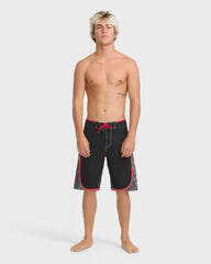 73 Long Bong Hawaii Pro 21" Boardshorts - Black