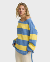 Seascape Off Shoulder Sweater - Sundress