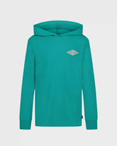 Boys Heritage Arch Hooded Long Sleeve T-Shirt