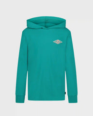 Boys Heritage Arch Hooded Long Sleeve T-Shirt