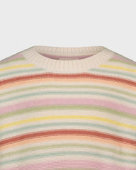 Girls Palm Viva Stripe Sweater