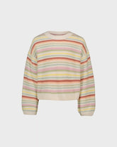 Girls Palm Viva Stripe Sweater