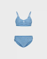 Girls Botanic Blues Bikini Set