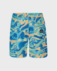 Little Boys Sundays Layback Swim Trunks