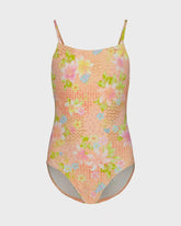 Girls Crazy For Coral One Piece Swimsuit
