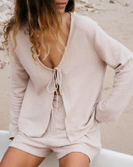 Maya Long Sleeve Top - Oatmeal