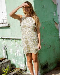 Floral Trippin Mini Dress - Cactus
