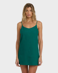 Summer Love Mini Slip Dress - Deep Sea