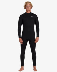 4/3mm Foil GBS Chest Zip Wetsuit - Black