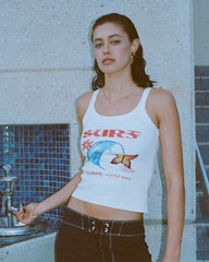 Lottie Hall Tank - Salt Crystal