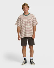 Baxter Crew Short Sleeve T-Shirt - Oatmeal