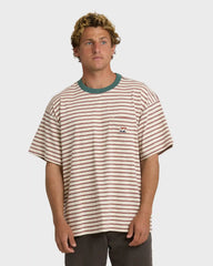 Baxter Crew Short Sleeve T-Shirt - Oatmeal