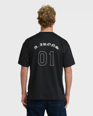 A.I. Mesh Jersey Short Sleeve T-Shirt - Black
