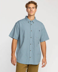 All Day Short Sleeve Shirt - Steel Blue