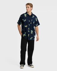 Sundays Mini Short Sleeve Woven Shirt - Navy