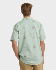 Sundays Mini Short Sleeve Woven Shirt - Seafoam