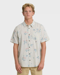 Sundays Mini Short Sleeve Woven Shirt - Stone