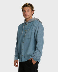 Baja Long Sleeve Shirt - Blue Fog
