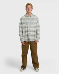 Coastline Long Sleeve Flannel Shirt - Chino