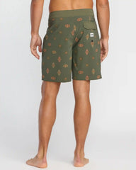 Sundays Pro Performance 19" Boardshorts - Military