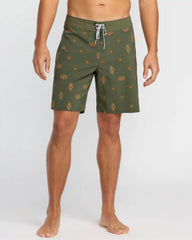 Sundays Pro Performance 19" Boardshorts - Military