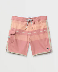 73 Pro Performance 18" Boardshorts - Dusty Pink