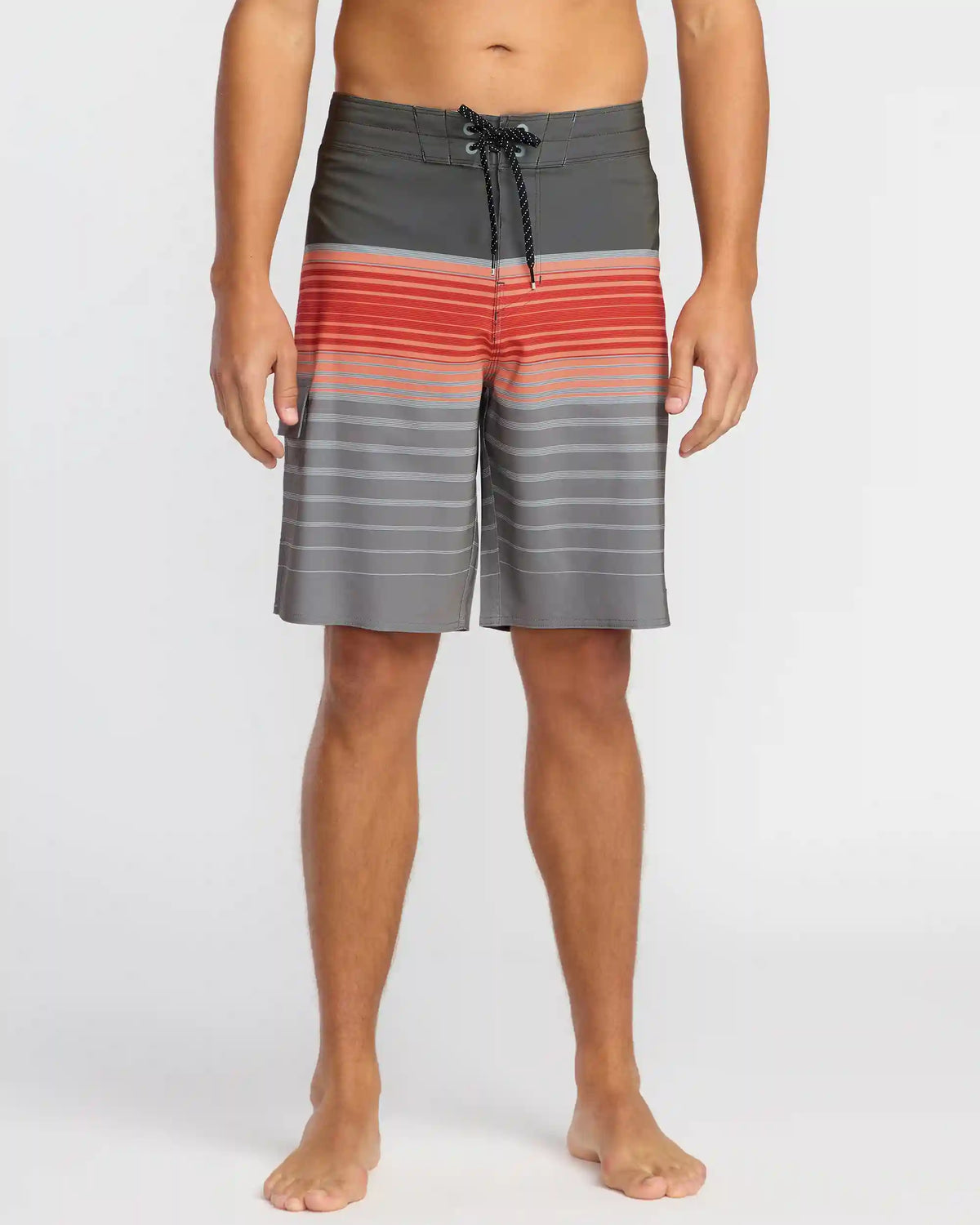 All Day Stripe Pro Performance 20" Boardshorts - Sunset