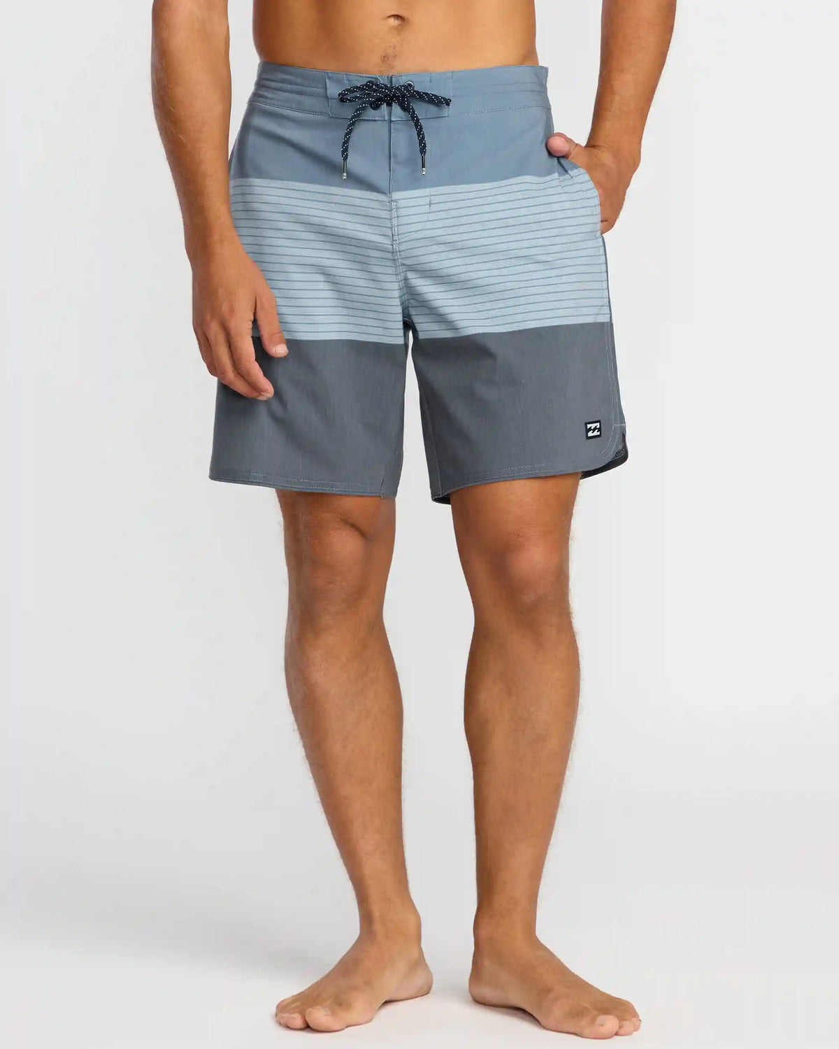 73 Lo Tide 18" Boardshorts - Steel Blue