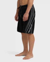 Fluid 2K Pro Performance 21" Boardshorts - Black White