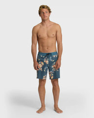 Good Times Pro 18" Boardshorts - Dark Denim Multi - Dark Denim