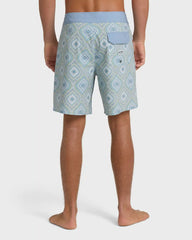 Good Times Pro 18" Boardshorts - Fog Gray Multi - Fog Gray
