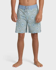 Good Times Pro 18" Boardshorts - Fog Gray Multi - Fog Gray