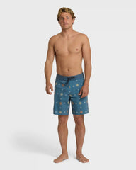 Sundays Pro 19" Boardshorts - Real Teal Multi - Real Teal