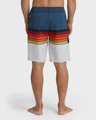 All Day Stripe Pro 20" Boardshorts - Sunset Ocean Multi - Sunset Ocean